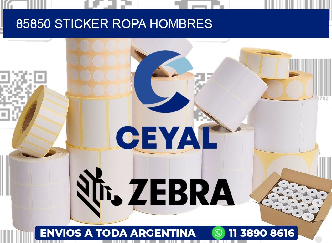 85850 STICKER ROPA HOMBRES