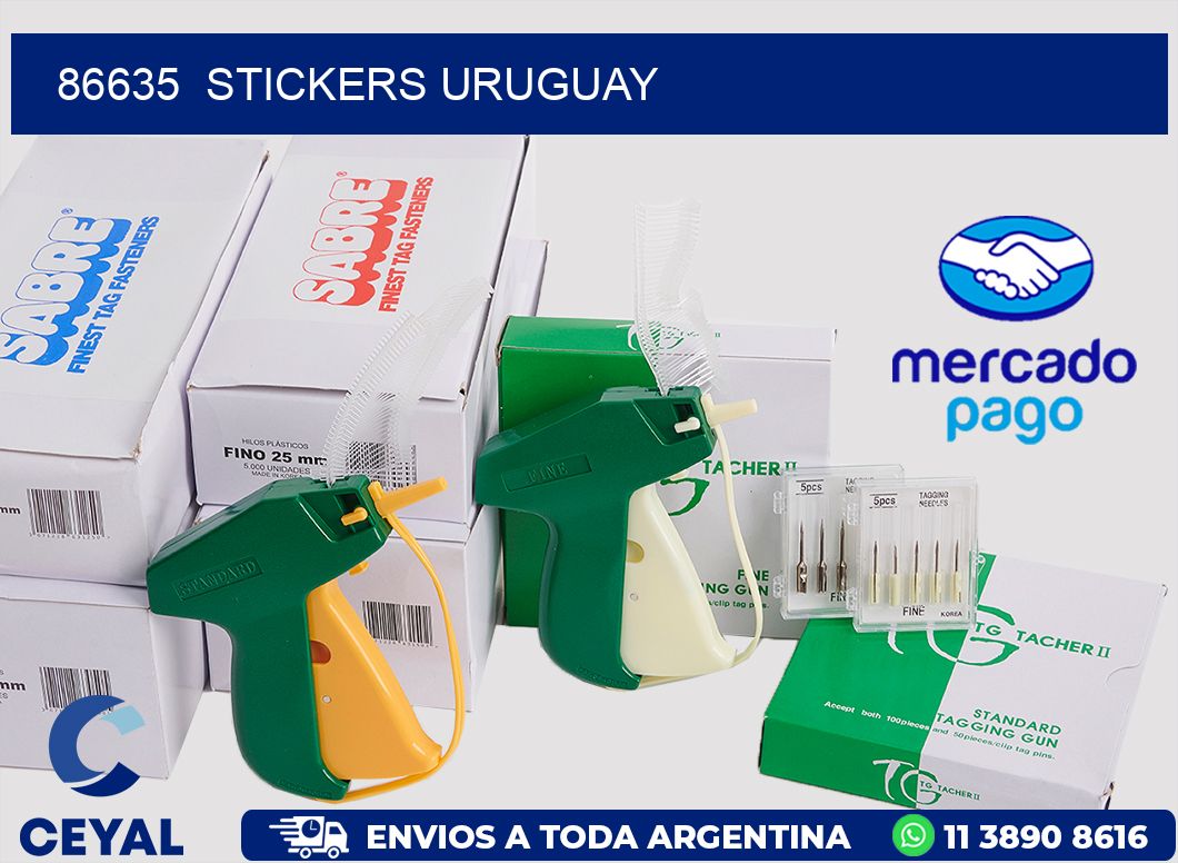 86635 STICKERS URUGUAY