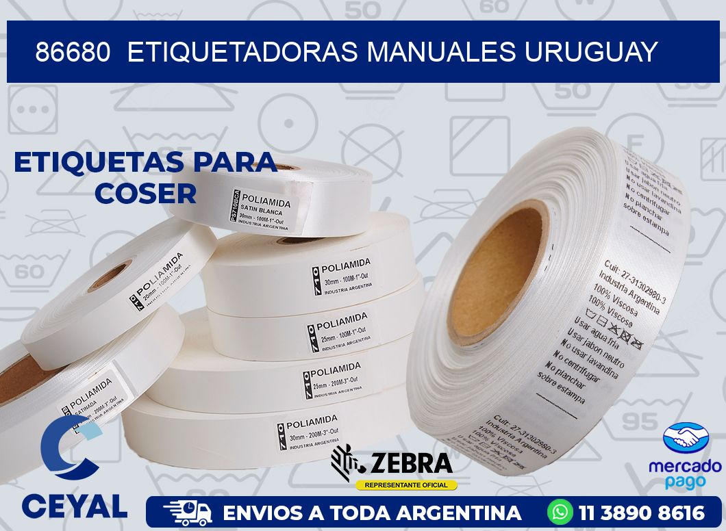 86680  ETIQUETADORAS MANUALES URUGUAY