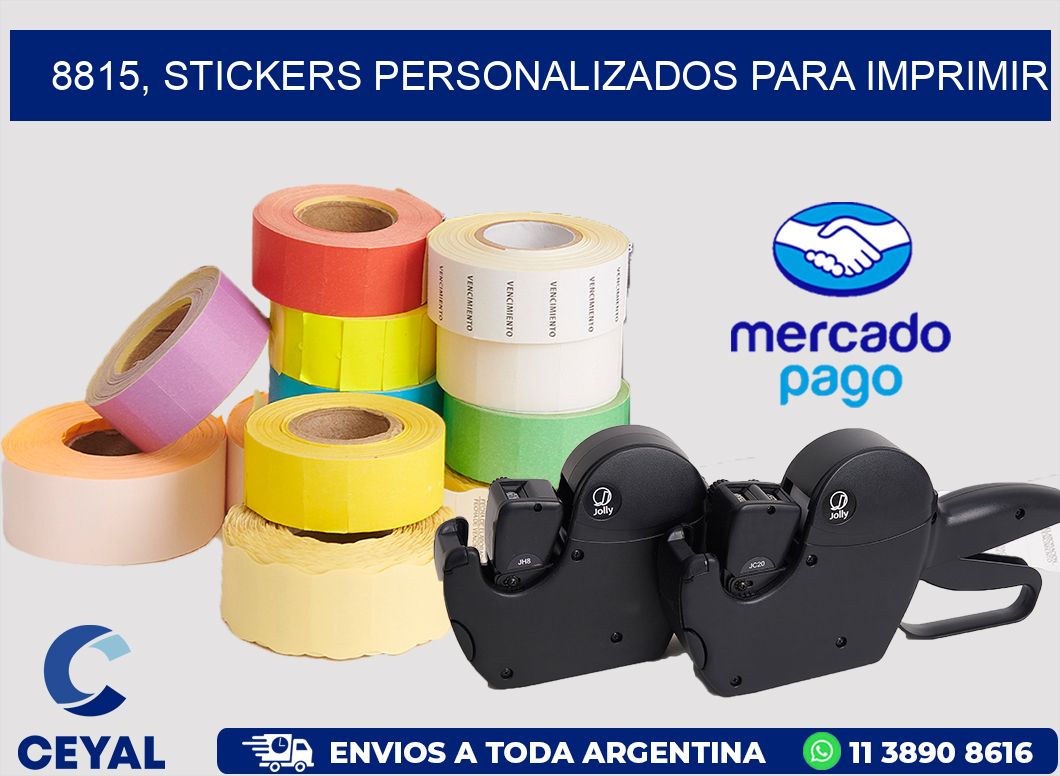 8815, stickers personalizados para imprimir