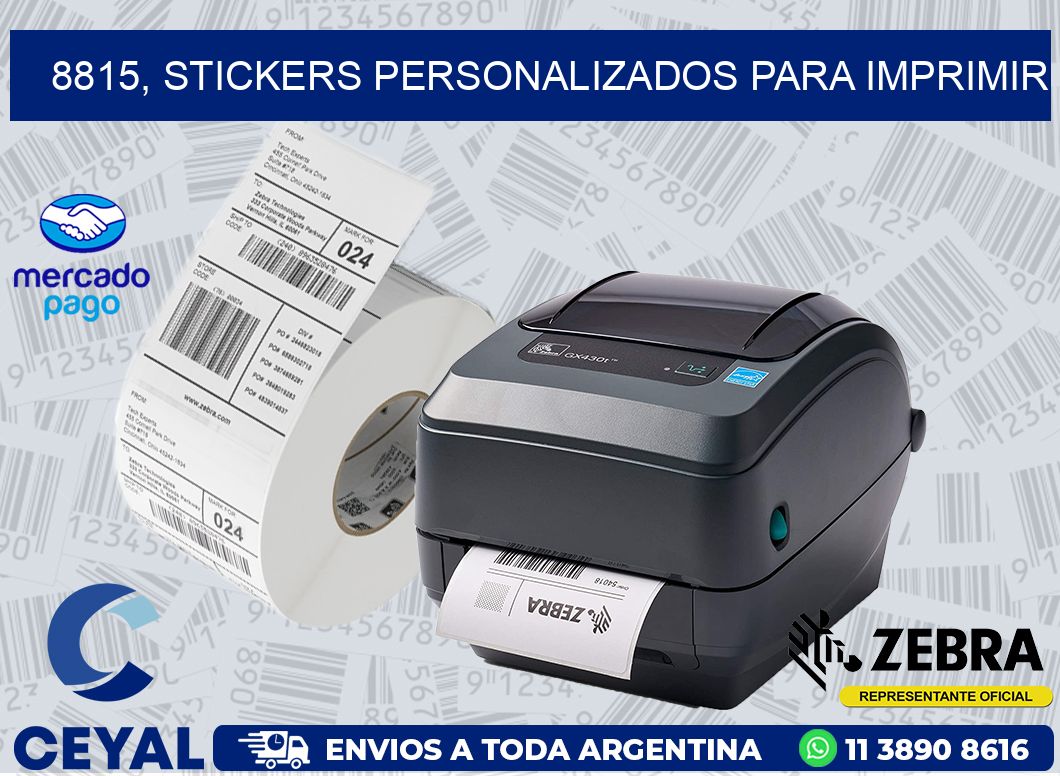 8815, stickers personalizados para imprimir
