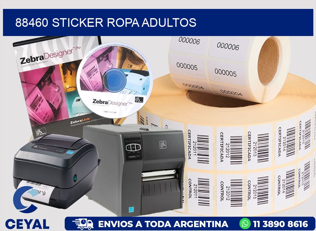 88460 STICKER ROPA ADULTOS