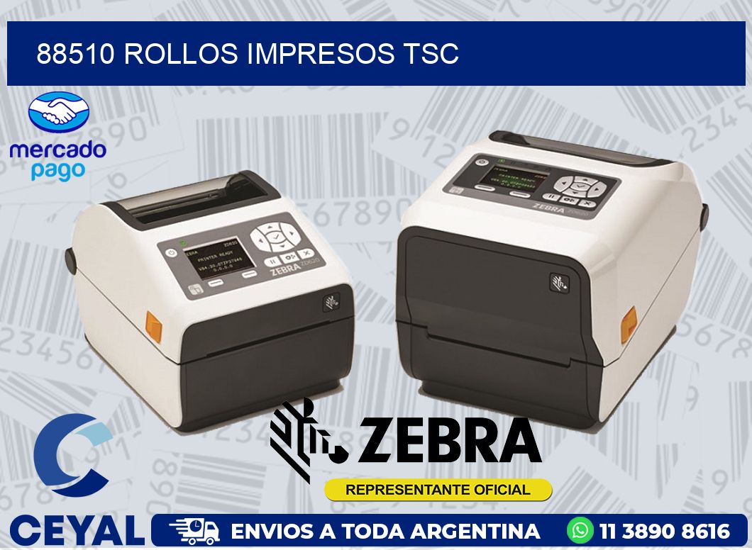 88510 ROLLOS IMPRESOS TSC