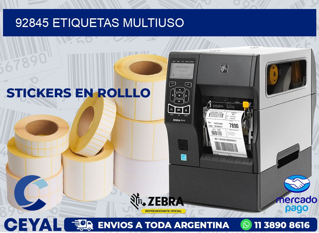 92845 ETIQUETAS MULTIUSO
