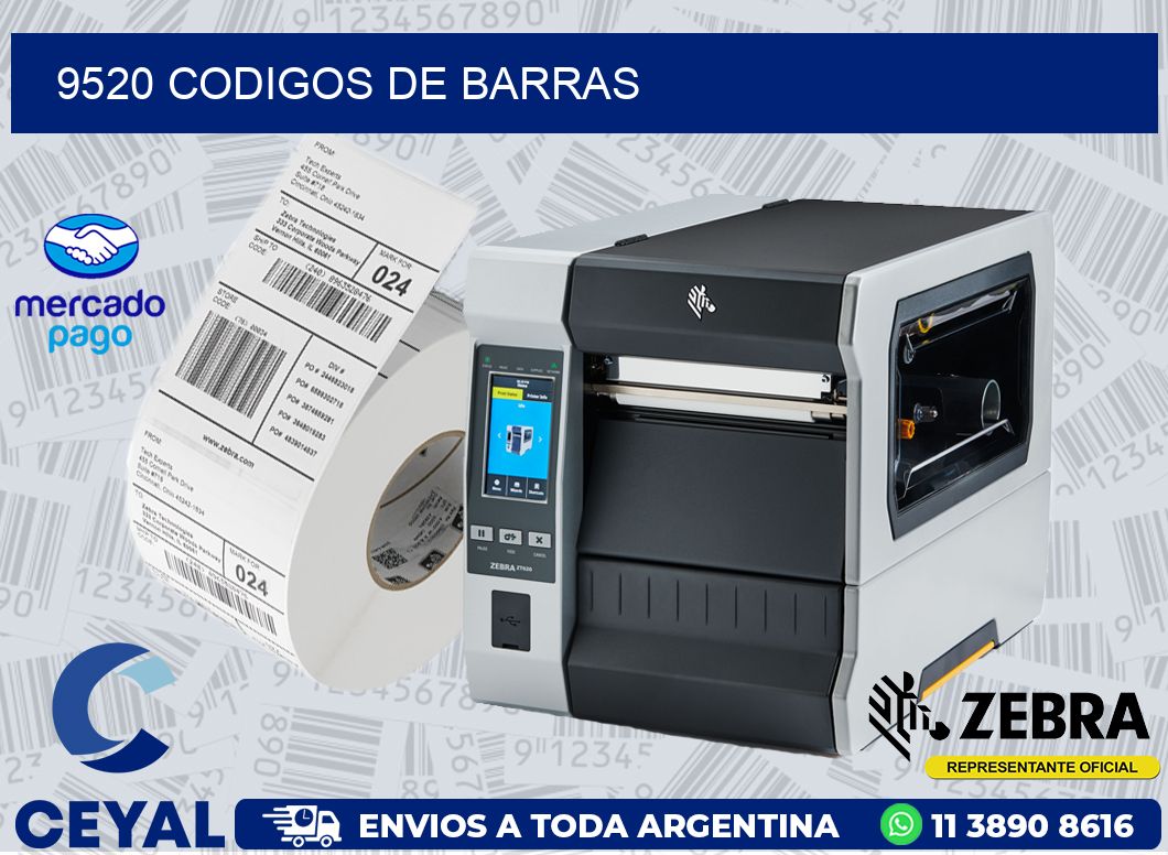 9520 CODIGOS DE BARRAS