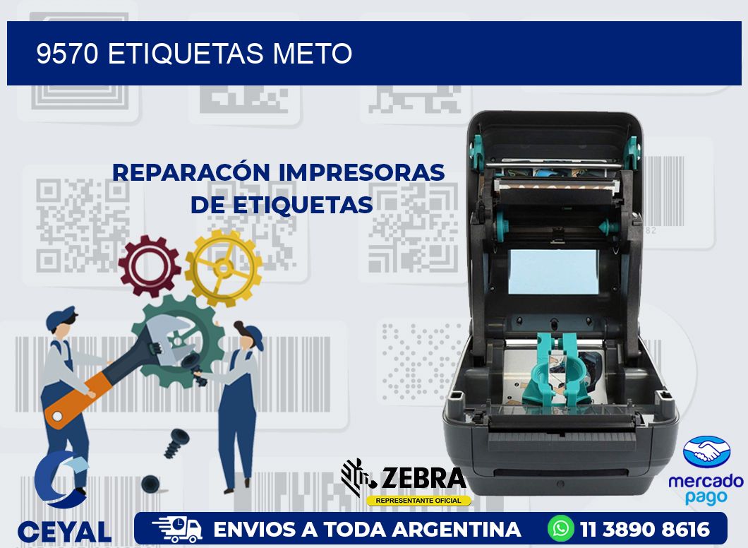 9570 ETIQUETAS METO