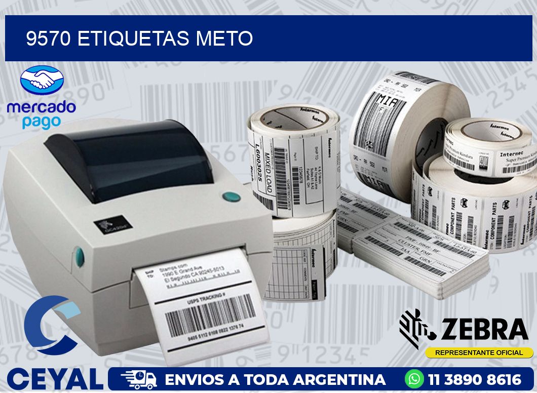 9570 ETIQUETAS METO