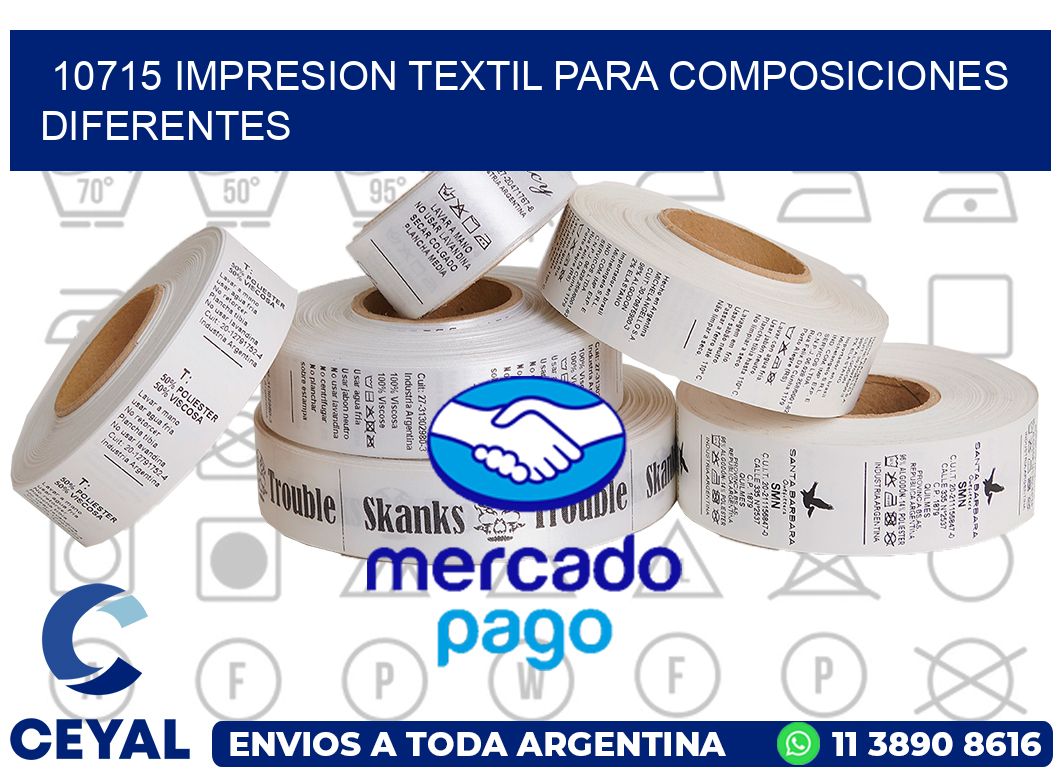 10715 IMPRESION TEXTIL PARA COMPOSICIONES DIFERENTES