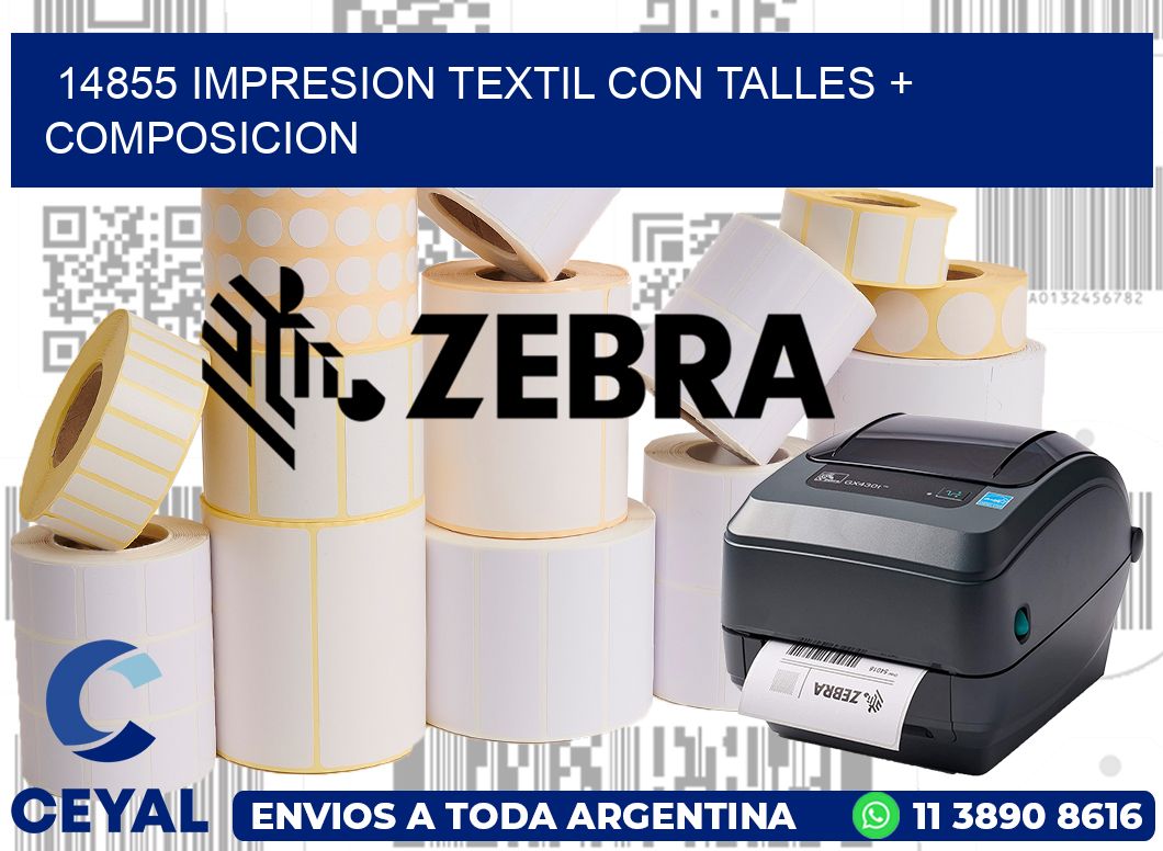 14855 IMPRESION TEXTIL CON TALLES + COMPOSICION