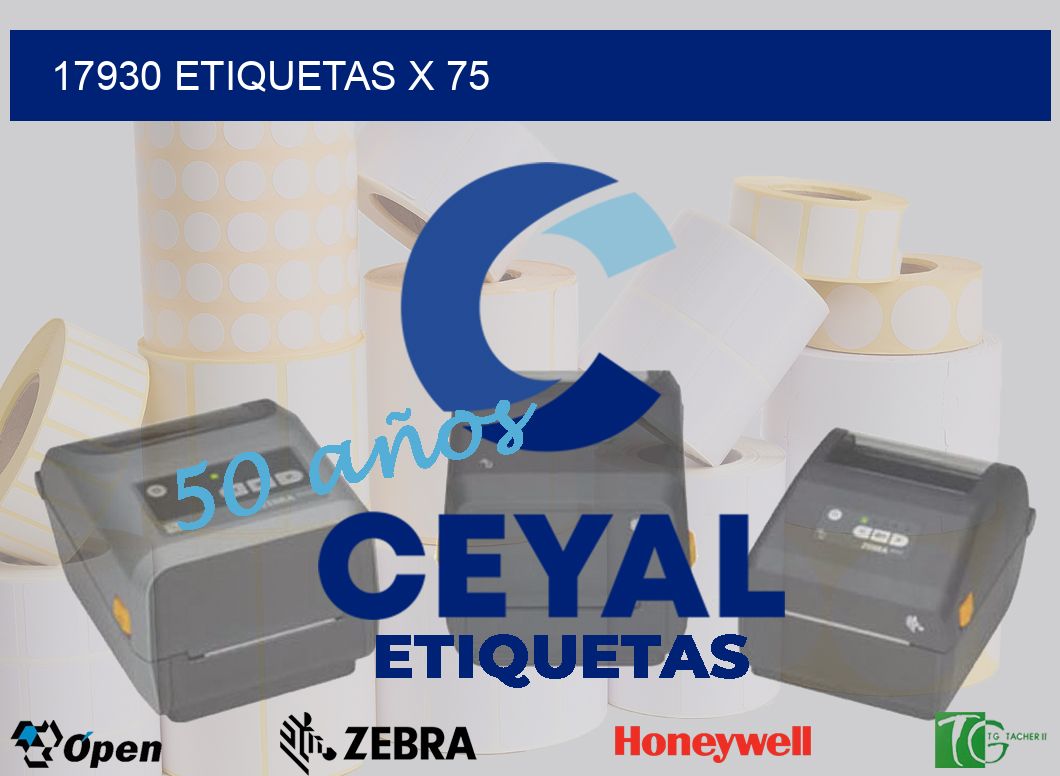 17930 Etiquetas x 75
