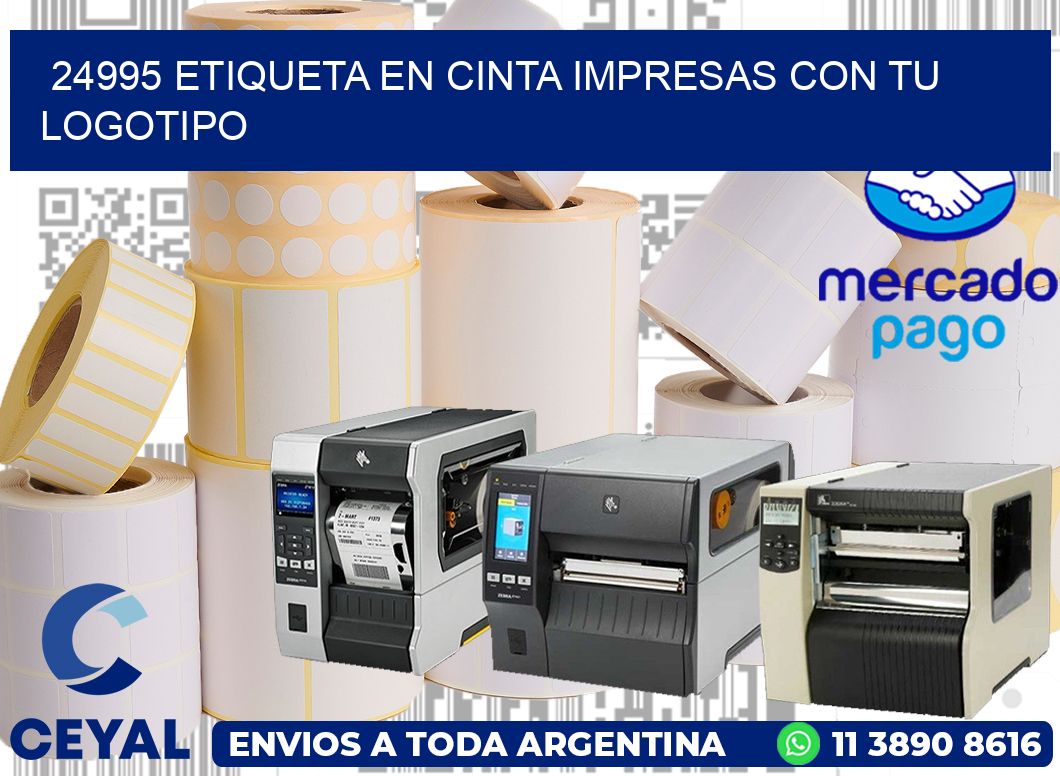 24995 ETIQUETA EN CINTA IMPRESAS CON TU LOGOTIPO