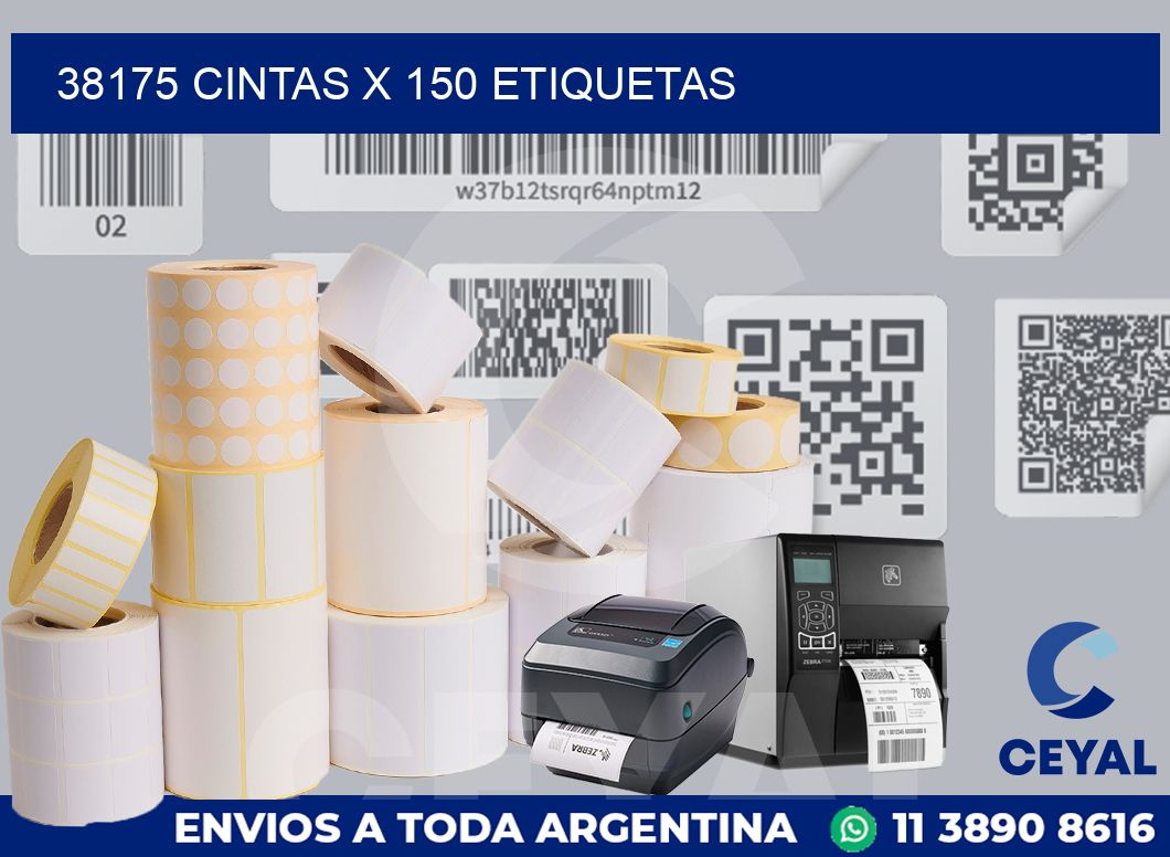 38175 cintas x 150 etiquetas