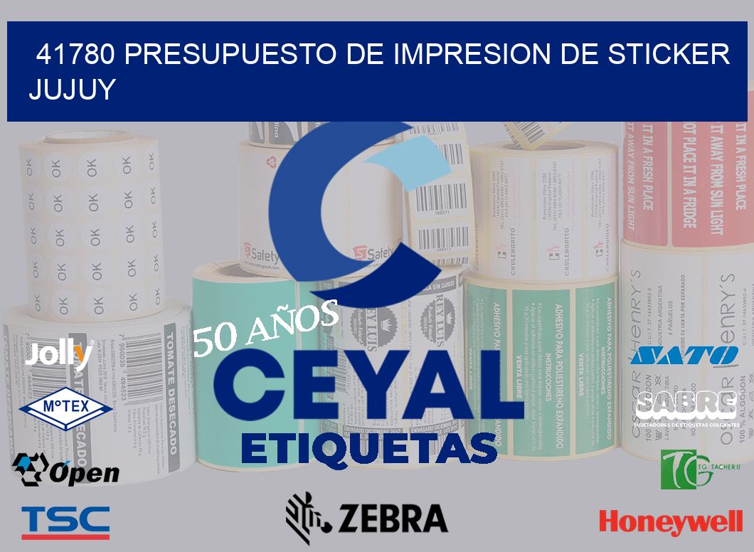 41780 PRESUPUESTO DE IMPRESION DE STICKER JUJUY