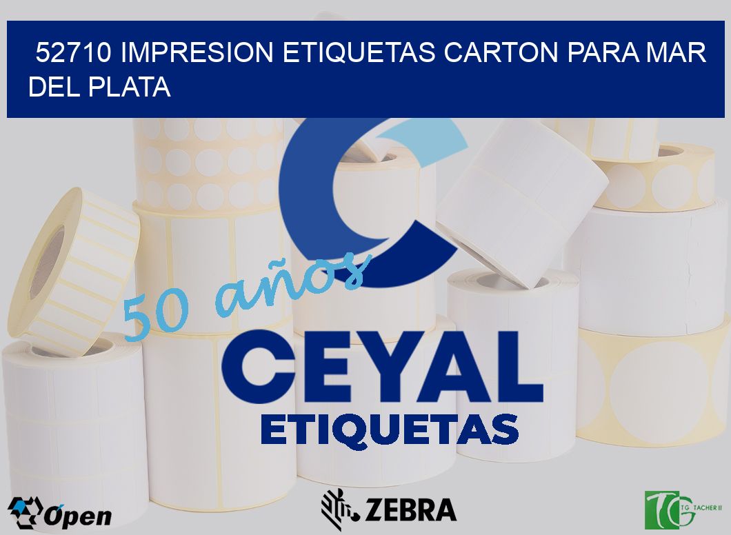 52710 IMPRESION ETIQUETAS CARTON PARA MAR DEL PLATA