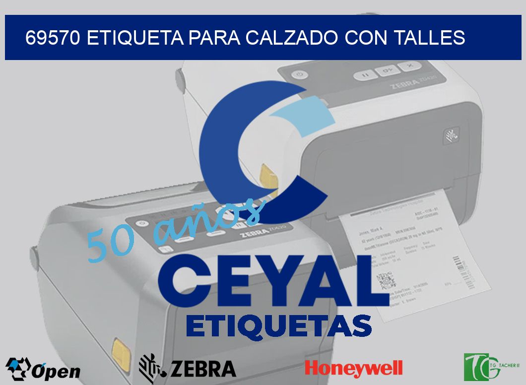 69570 ETIQUETA PARA CALZADO CON TALLES