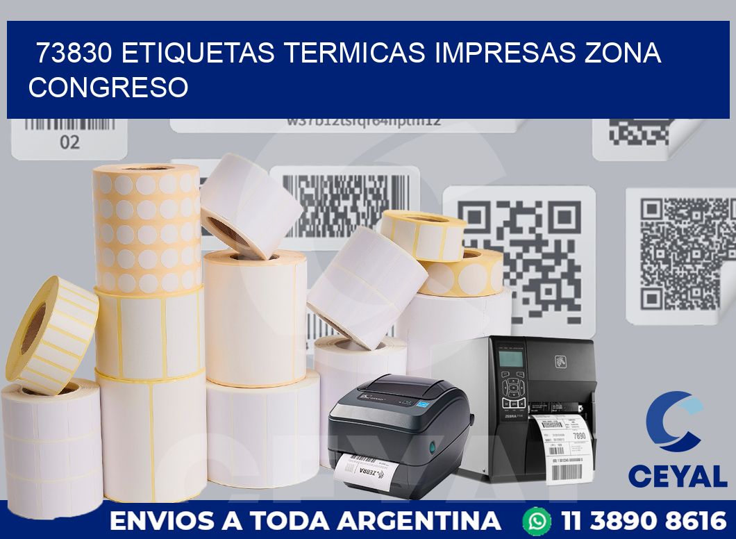 73830 ETIQUETAS TERMICAS IMPRESAS ZONA CONGRESO