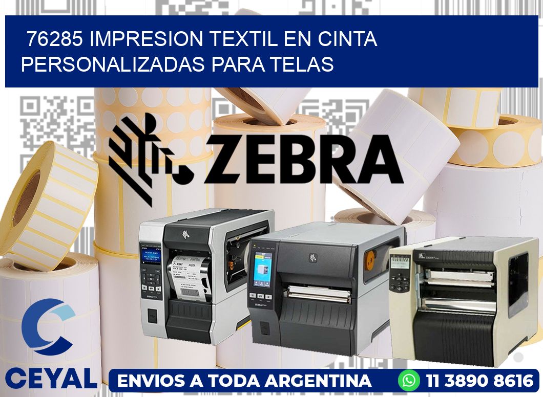 76285 IMPRESION TEXTIL EN CINTA PERSONALIZADAS PARA TELAS