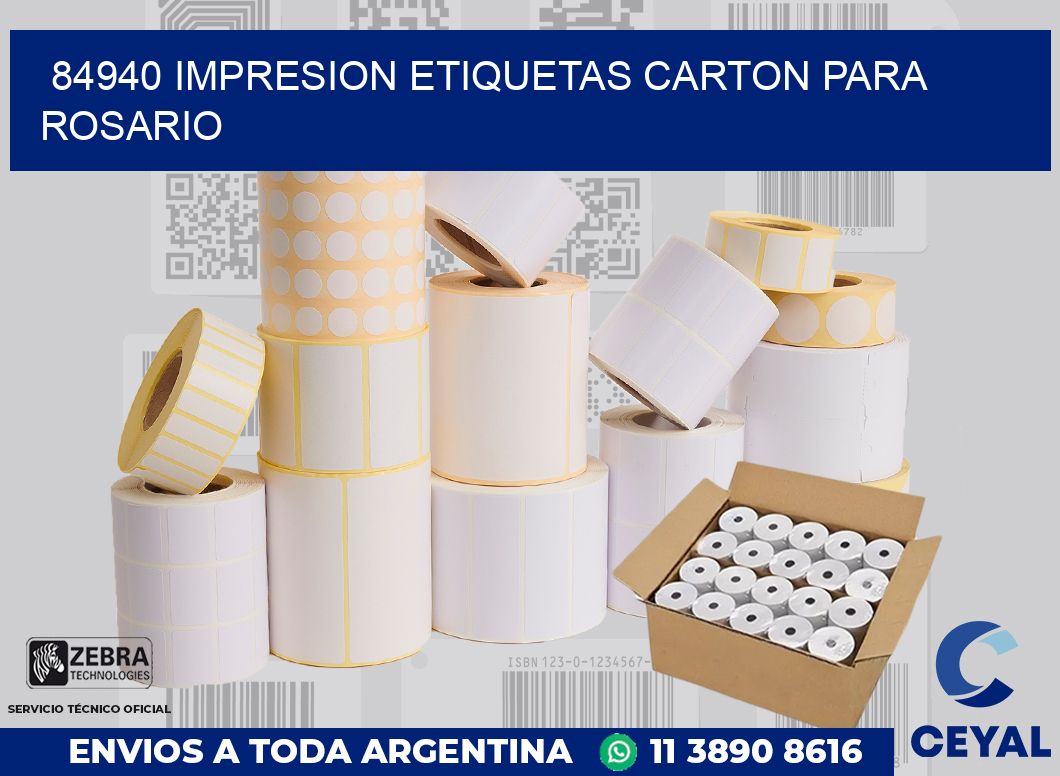 84940 IMPRESION ETIQUETAS CARTON PARA ROSARIO