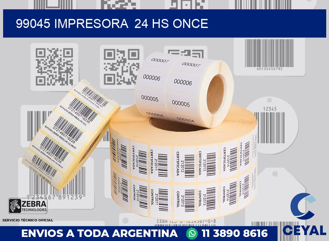 99045 impresora 24 hs once