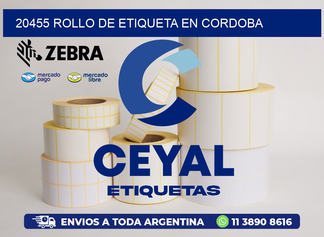 20455 ROLLO DE ETIQUETA EN CORDOBA