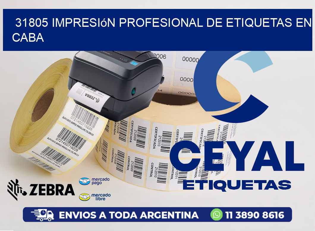 31805 Impresión Profesional de Etiquetas en CABA