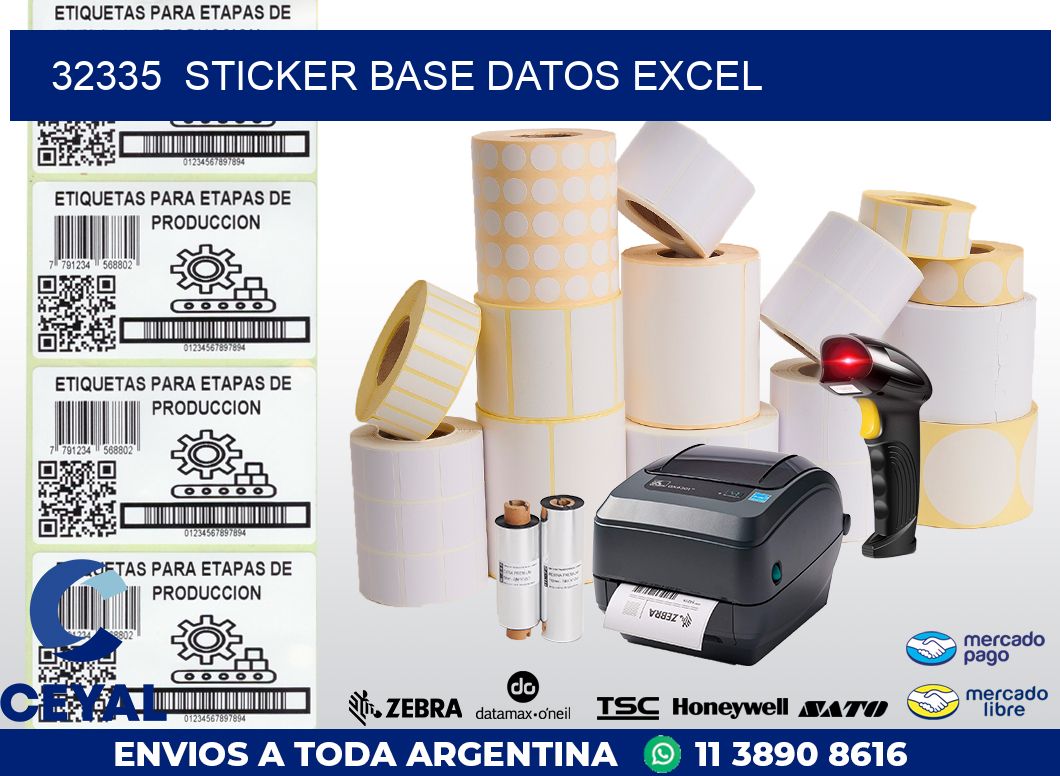 32335  sticker base datos excel