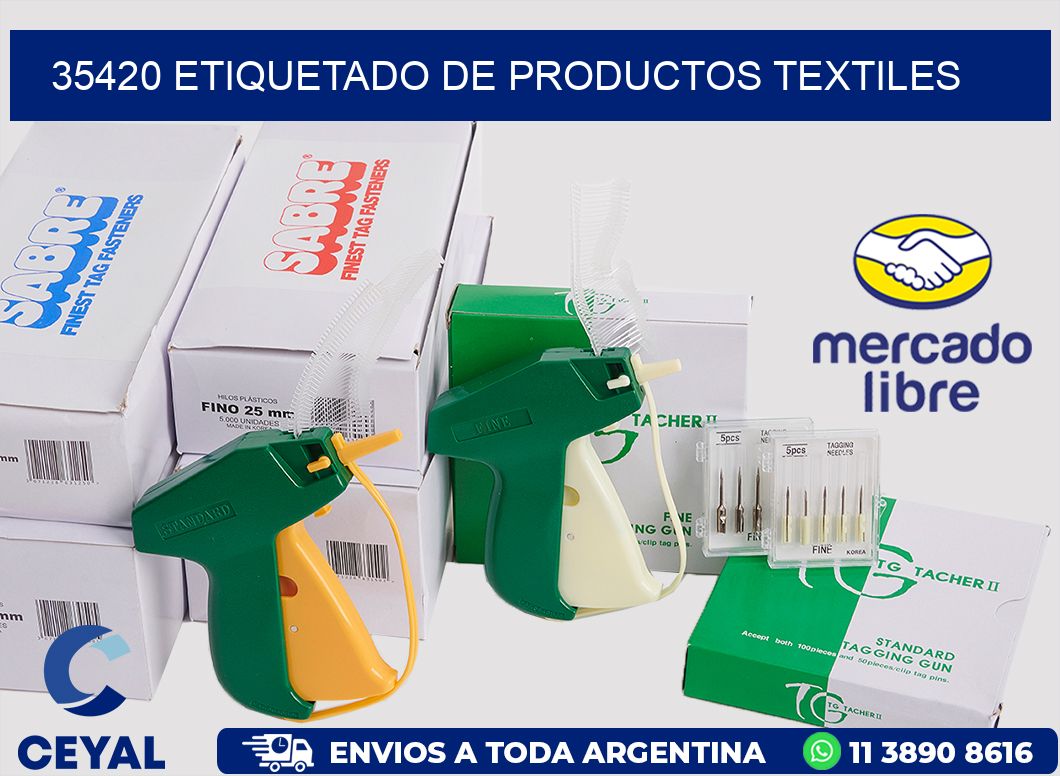 35420 ETIQUETADO DE PRODUCTOS TEXTILES