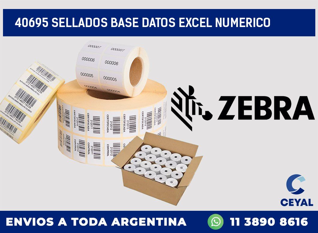 40695 sellados base datos excel numerico