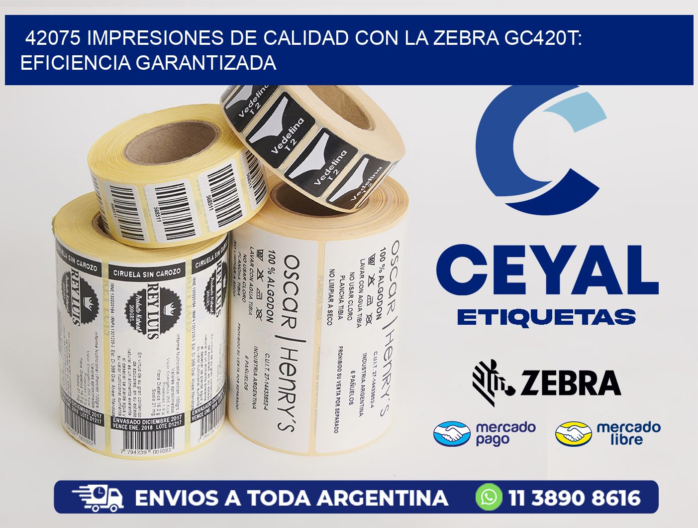 42075 Impresiones de Calidad con la Zebra GC420T: Eficiencia Garantizada