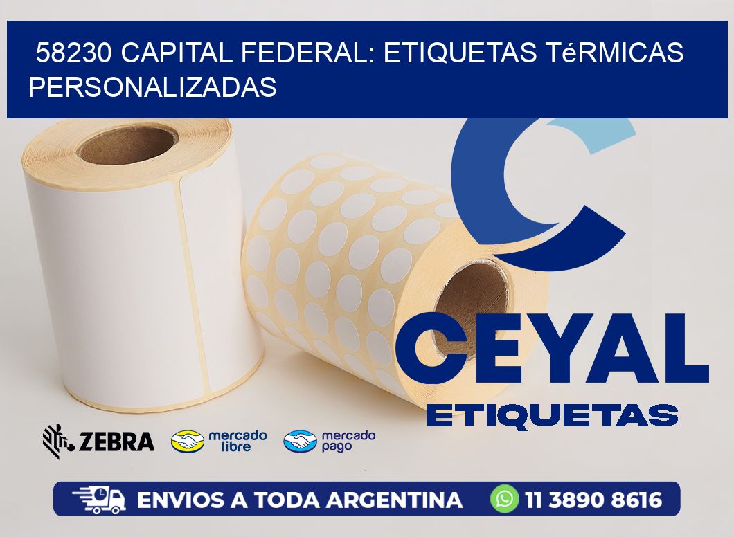 58230 Capital Federal: Etiquetas Térmicas Personalizadas