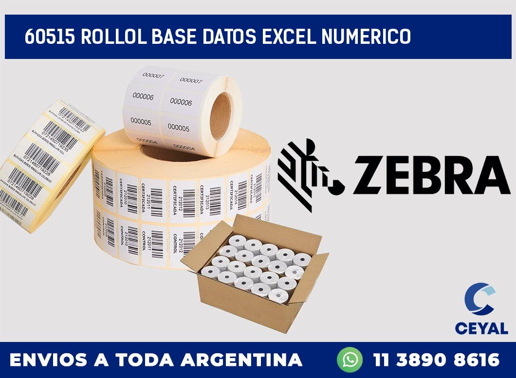 60515 rollol base datos excel numerico