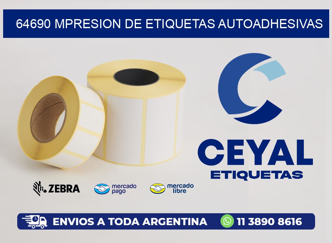 64690 MPRESION DE ETIQUETAS AUTOADHESIVAS