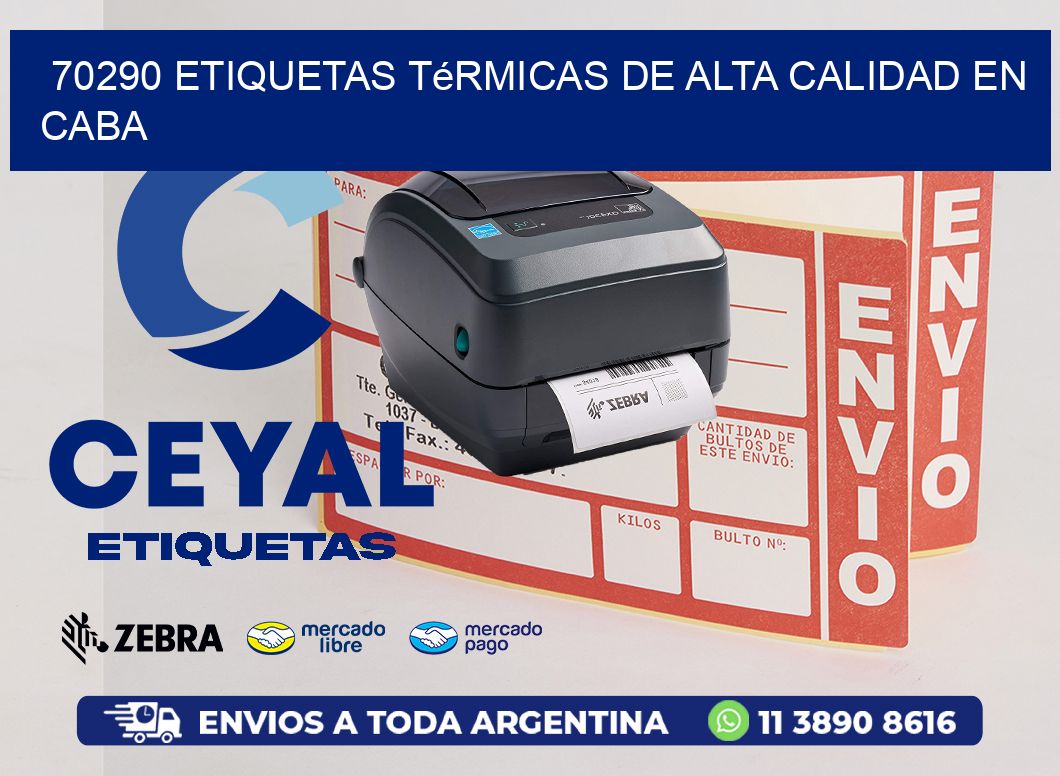 70290 Etiquetas Térmicas de Alta Calidad en CABA