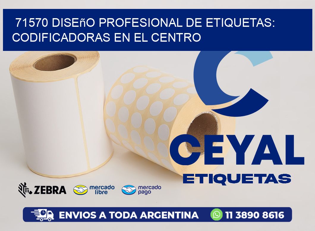 71570 Diseño Profesional de Etiquetas: Codificadoras en el Centro