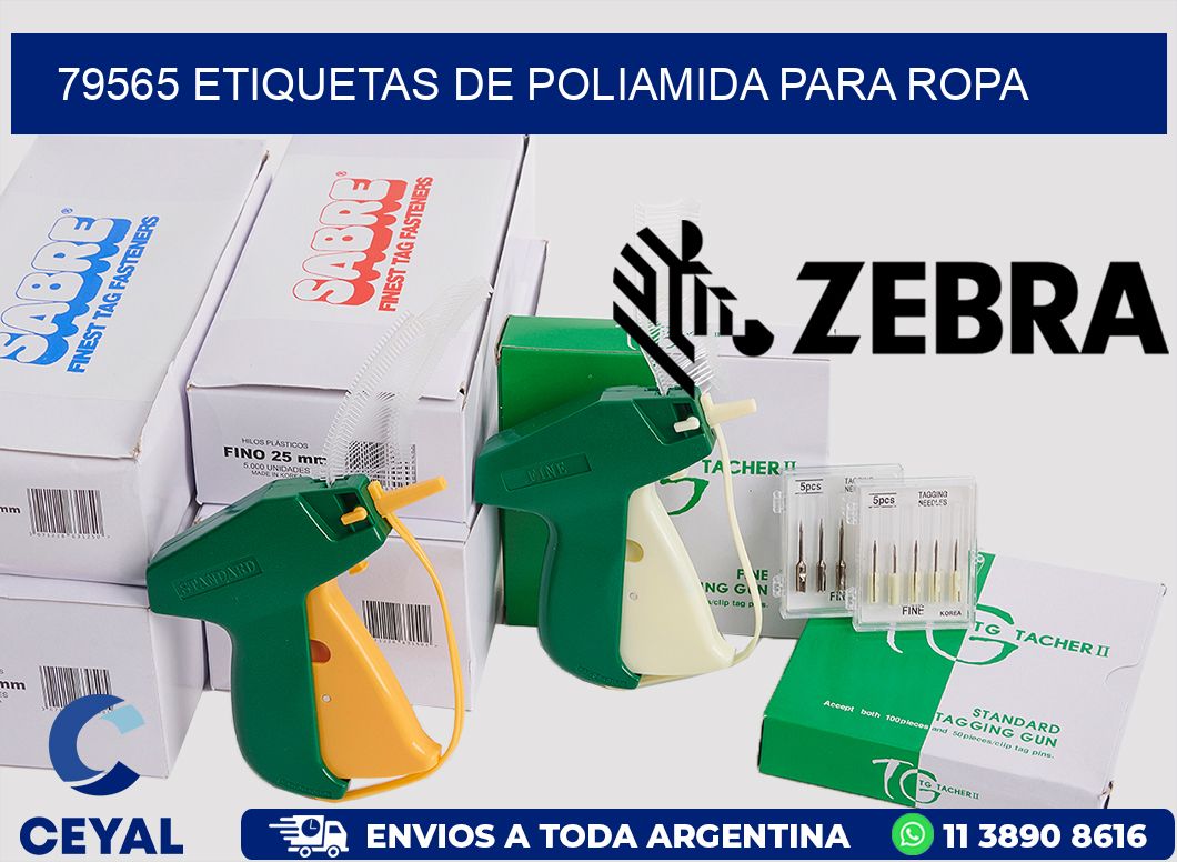 79565 ETIQUETAS DE POLIAMIDA PARA ROPA