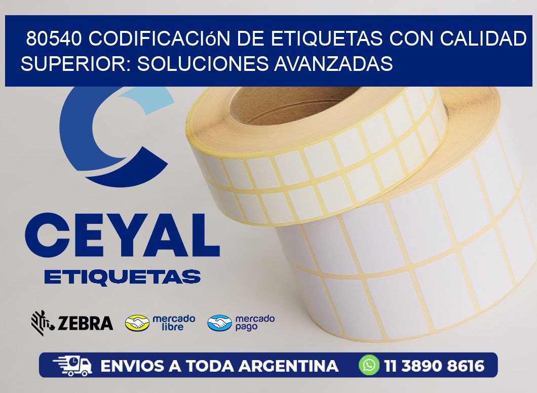 80540 Codificación de Etiquetas con Calidad Superior: Soluciones Avanzadas