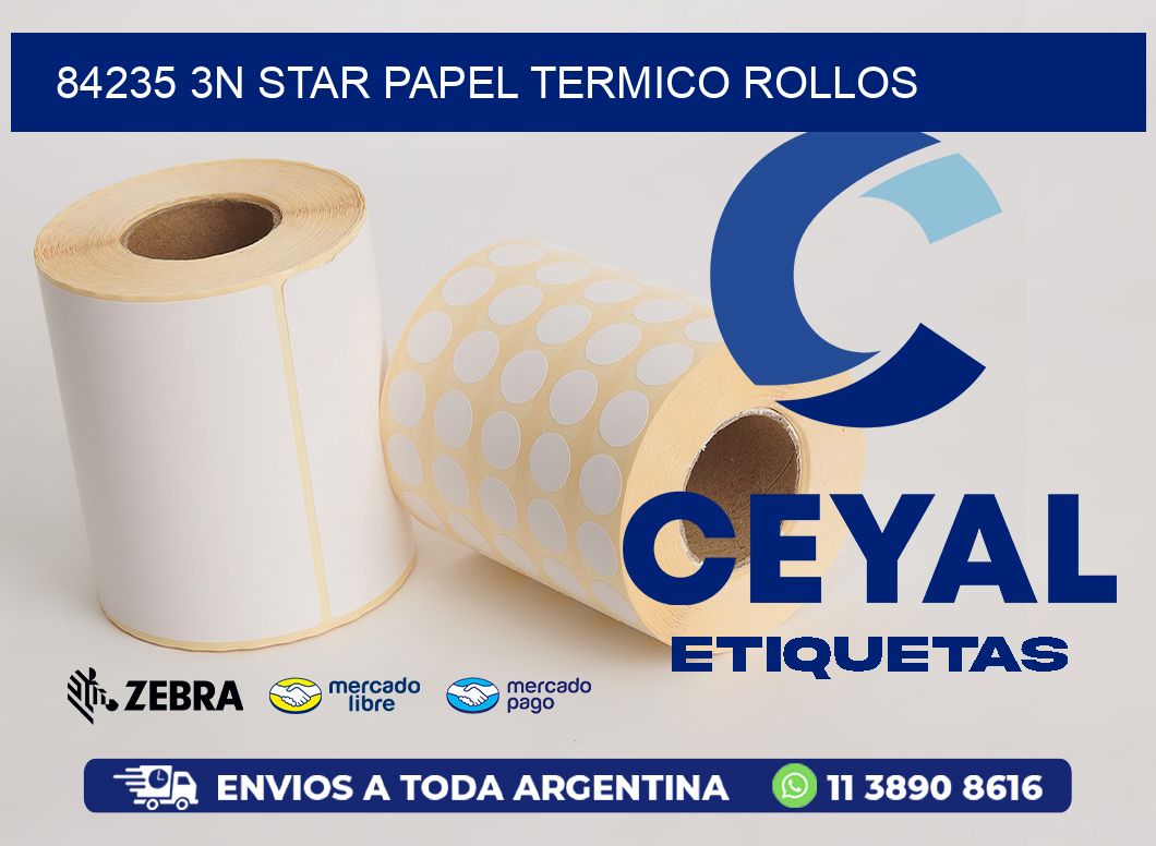 84235 3N STAR PAPEL TERMICO ROLLOS