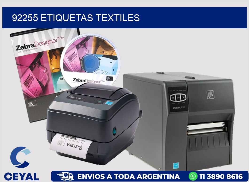 92255 ETIQUETAS TEXTILES