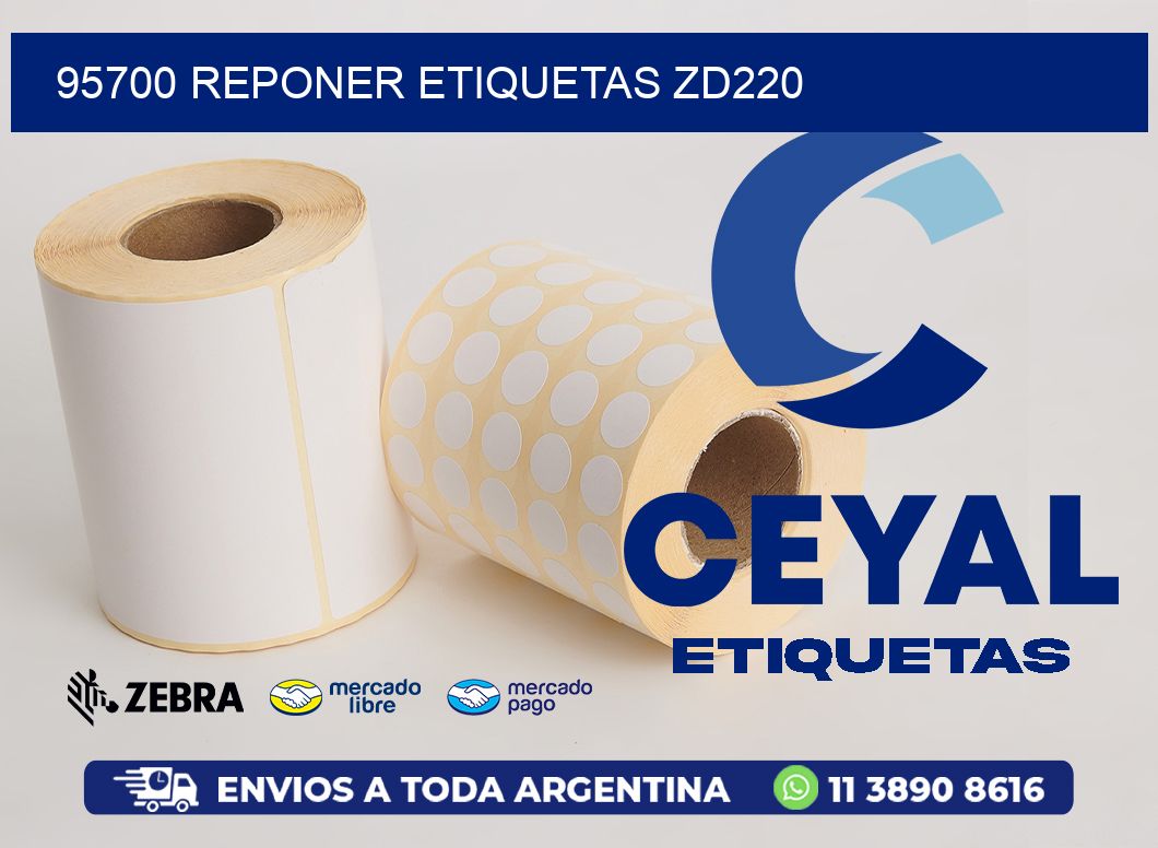 95700 REPONER ETIQUETAS ZD220