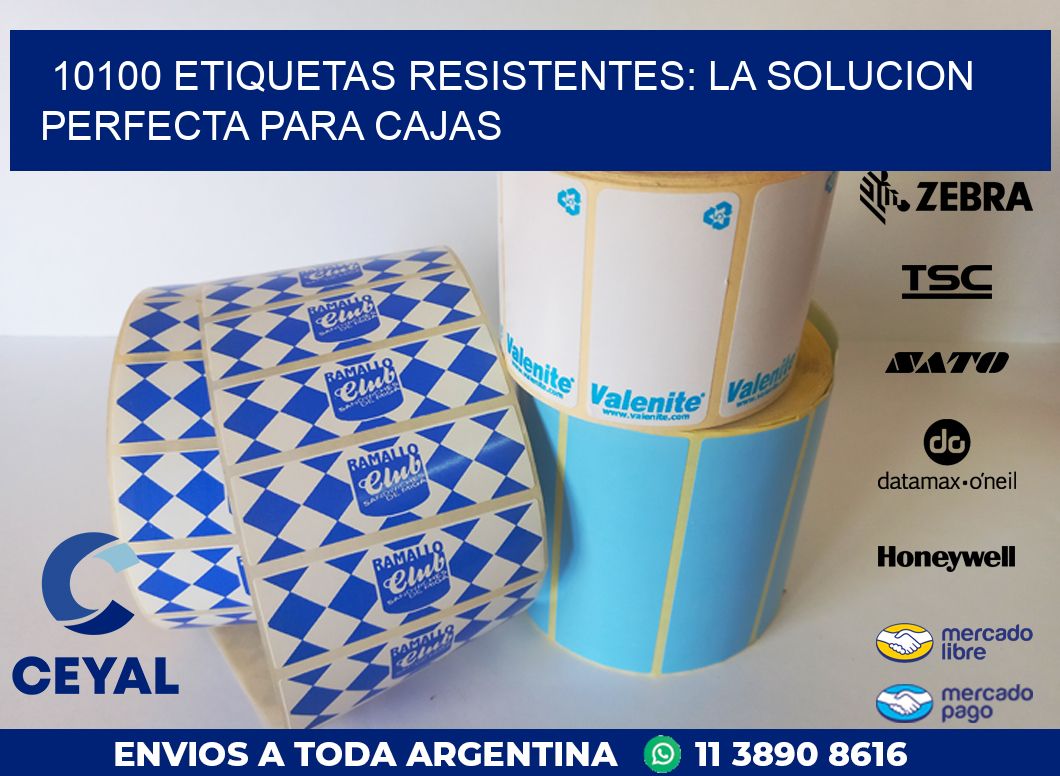 10100 ETIQUETAS RESISTENTES: LA SOLUCION PERFECTA PARA CAJAS