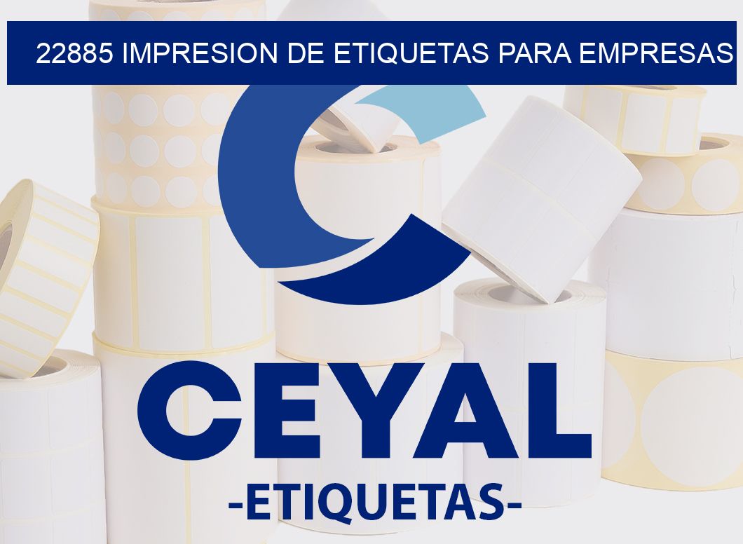 22885 IMPRESION DE ETIQUETAS PARA EMPRESAS