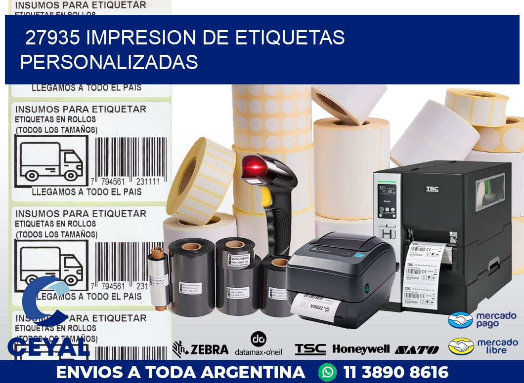 27935 IMPRESION DE ETIQUETAS PERSONALIZADAS