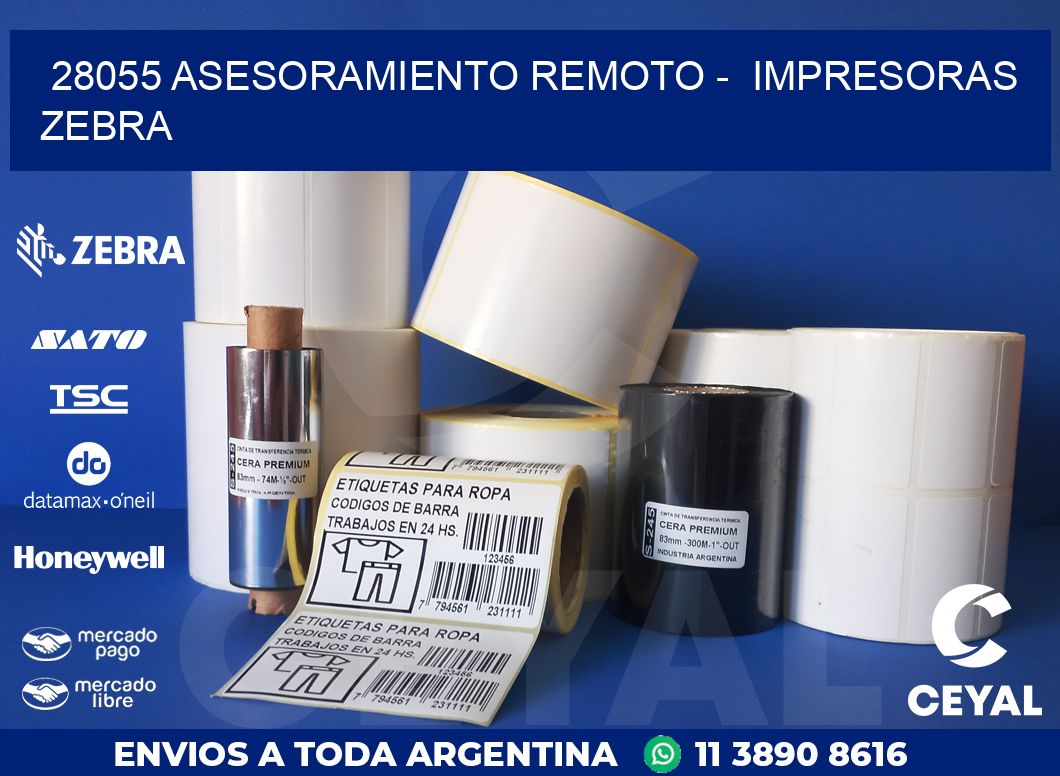28055 ASESORAMIENTO REMOTO -  IMPRESORAS ZEBRA
