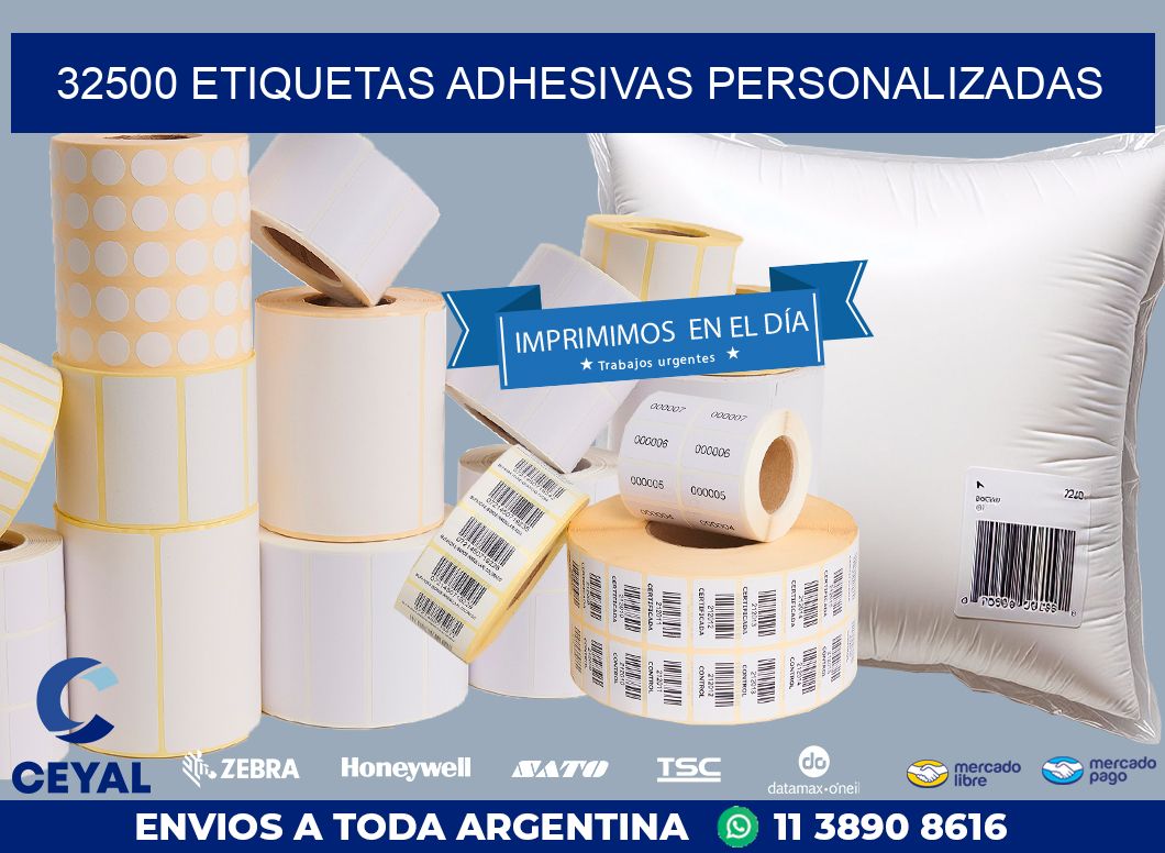 32500 ETIQUETAS ADHESIVAS PERSONALIZADAS