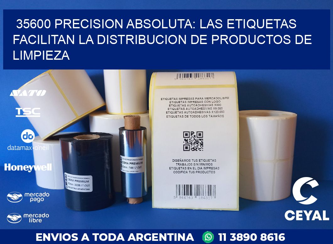 35600 PRECISION ABSOLUTA: LAS ETIQUETAS FACILITAN LA DISTRIBUCION DE PRODUCTOS DE LIMPIEZA