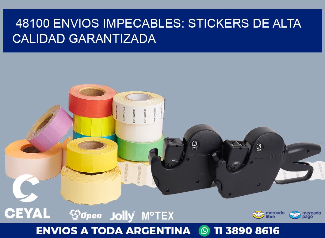 48100 ENVIOS IMPECABLES: STICKERS DE ALTA CALIDAD GARANTIZADA
