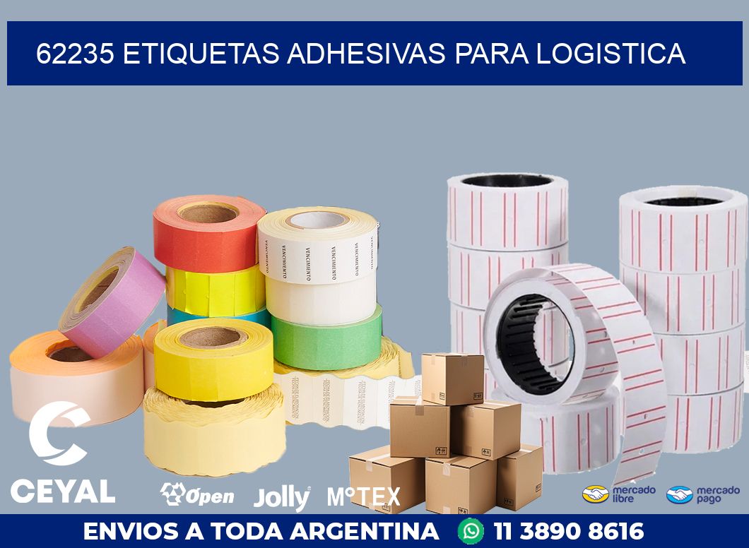 62235 ETIQUETAS ADHESIVAS PARA LOGISTICA