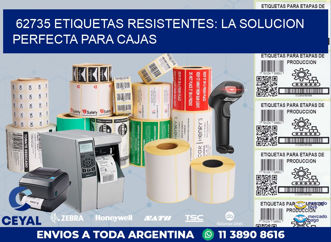 62735 ETIQUETAS RESISTENTES: LA SOLUCION PERFECTA PARA CAJAS