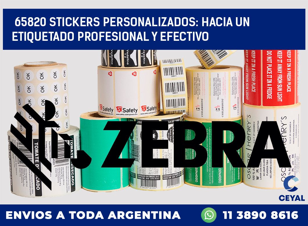 65820 STICKERS PERSONALIZADOS: HACIA UN ETIQUETADO PROFESIONAL Y EFECTIVO