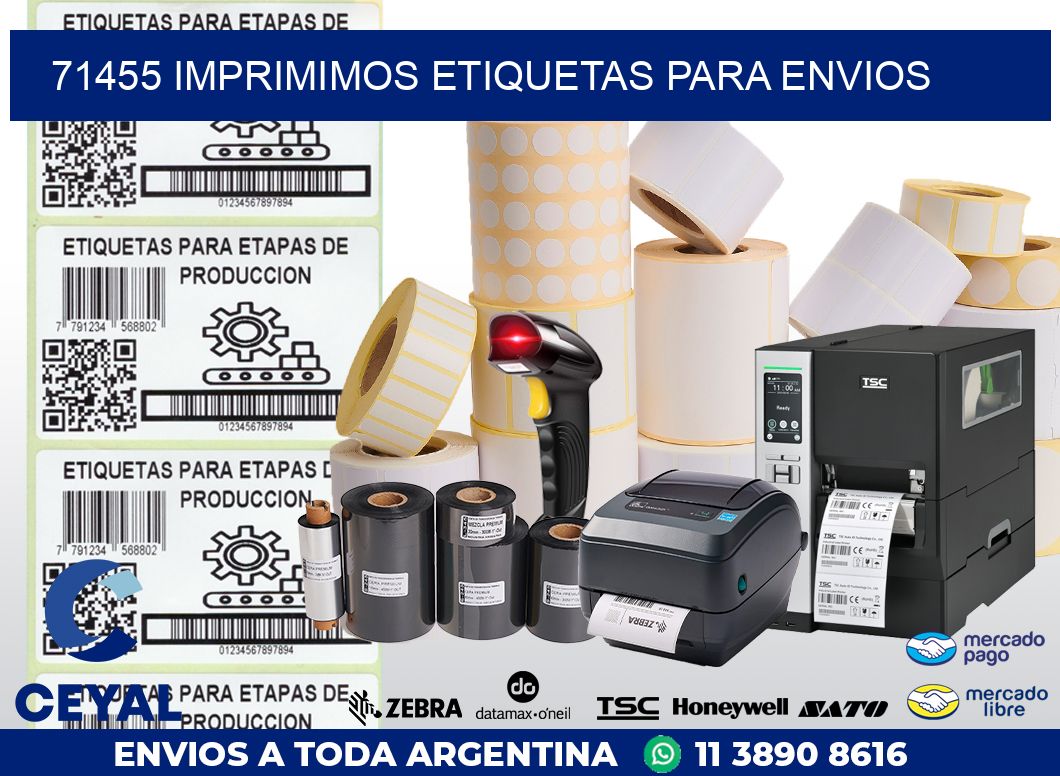 71455 IMPRIMIMOS ETIQUETAS PARA ENVIOS